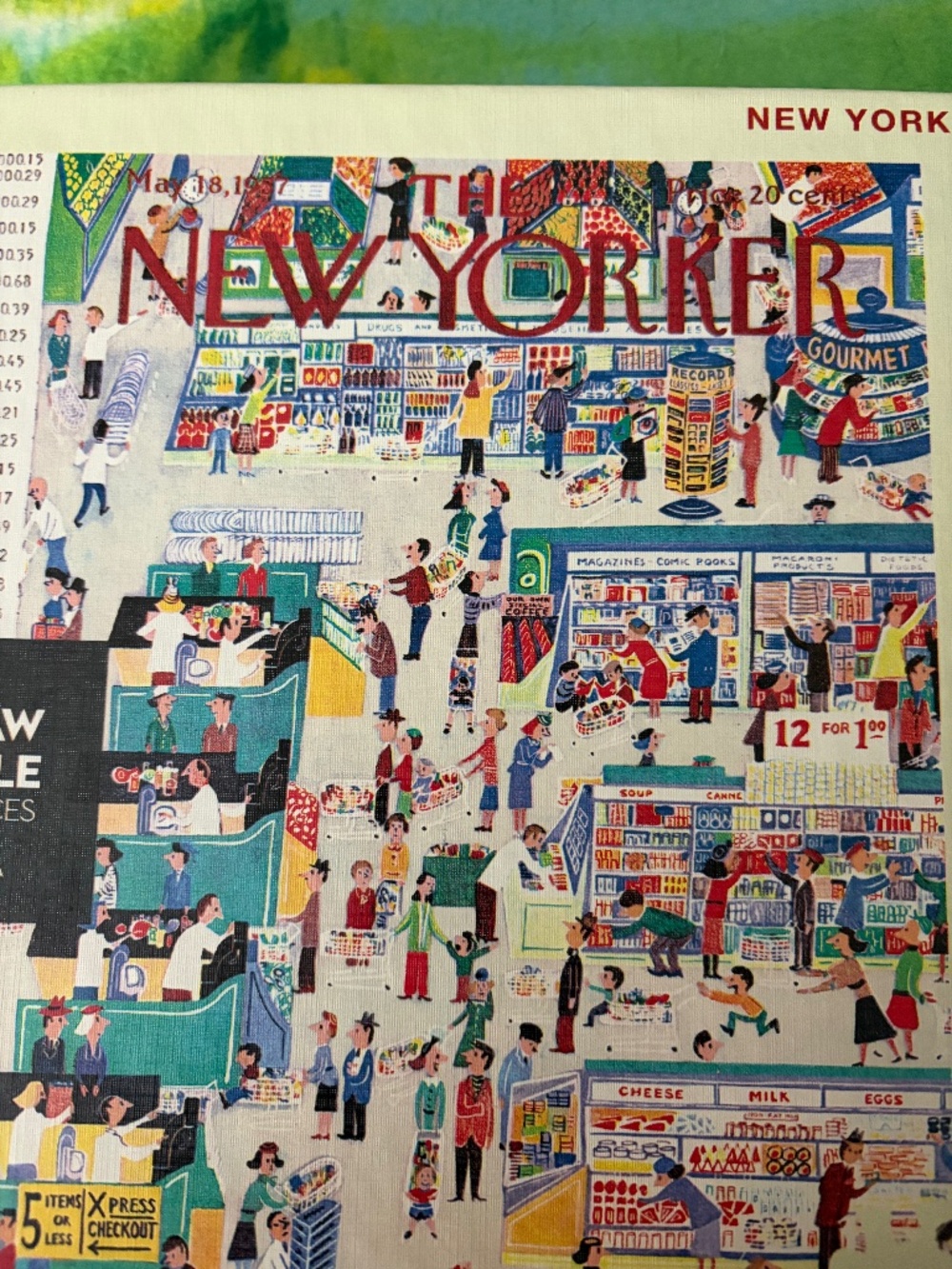 New Yorker 1000 piece puzzle "The Market" - Picture 5 of 8